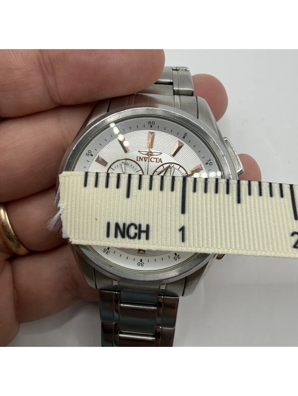 Invicta Tritnite Night Glow Watch Model 1974 Stainless Steel Diver Watch